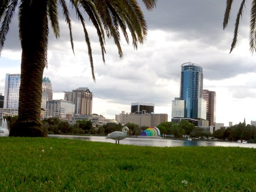 Best Neighborhoods in Orlando - Take a Swan Boat for a Spin at Lake Eola